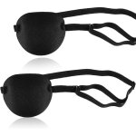 2pcs cache oeil adulte enfant cache - ?il cache oeil medical pirate patch oculaire pour adulte eye patchs ...