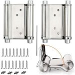 Serbia - 2pcs charnires de porte de saloon gond porte battante charnire  ressort apacit de charge ...