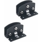 2pcs de charni�res de porte en verre vitrine armoire � vin clip charni�re de porte(adapt� pour le verre ...