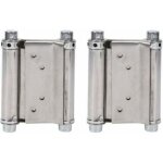 Lablanc - 2pcs charnires  ressort double action en acier inox charnires de porte de saloon gond porte ...