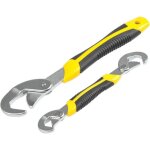 2pcs cl�s mixtes universelles cl� � molette jeu d'outils multifonctions jeu de d�verrouillage automatique ...
