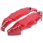 2pcs couvercle de protection d'�trier de frein en aluminium de voiture pour moyeu de roue 16in - 17in ...