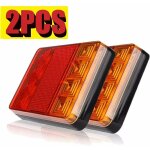 2pcs feux arrire pour remorque led clairage arrire lampe de freinage impermable universel signal ...