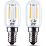 2pcs lampe led e14 - ampoule r�frig�rateur led2w, xu, t22, 200lm, �quivalent � incandescence 15w, blanc ...