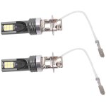 2pcs led ampoule de phare, 2525 12led phare de v�hicule de voiture replacement pour ampoule de phare ...