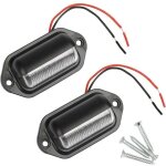 2pcs led eclairage plaque immatriculation �tanche 6 smd led feux arri�re lampe de plaque dimmatriculation ...