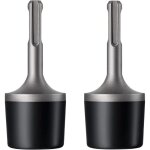 2pcs marteau vibrant en caoutchouc avec , marteau vibrateur de radiateur, perforateur � tige ronde vibrant ...