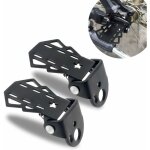 2pcs pdale arrire repose - pied essieu acier antidrapant pour bicyclette universel