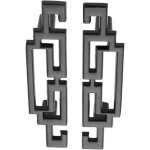 2pcs poign�es de cuisine noires entraxe 64mm longueur totale 106mm poign�es de meuble pour salle de bain ...