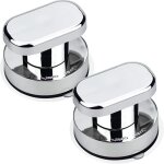 2pcs poign�e de porte � ventouse poign�e ventouse baie vitr�e ventouse forte tirer poign�es pour verre ...