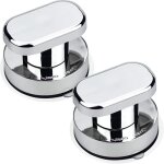 2pcs poign�e de porte � ventouse poign�e ventouse baie vitr�e ventouse forte tirer poign�es pour verre ...