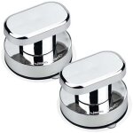 2pcs poign�e de porte � ventouse poign�e ventouse baie vitr�e ventouse forte tirer poign�es pour verre ...