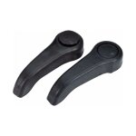 2pc poignes de rglage de sige avant noir pour renault clio 2