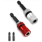 2pcs porte - embouts magnétique avec butée de profondeur, tige hexagonale 1 / 4', comprend 2 x ph2 embouts ... 2pcs porte - embouts magnétique avec butée de profondeur, tige hexagonale 1 / 4', comprend 2 x ph2 embouts ...