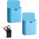 2pcs porte stylo aimant�, porte crayons portable porte marqueur magn�tique rangement crayon mural fournitures ...