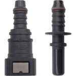 2pcs raccord durite essence, connecteur de tuyau de carburant droit femelle, 9. 89 tuyau de ligne de ...