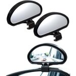 2pcs retroviseur conduite accompagn�e retroviseur angle mort pour tous les voitures - miroir convexe ...