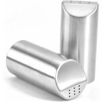 2pcs salières et poivrières en acier inoxydable avec trous de coulée bouteilles de stockage de cuisine ... 2pcs salières et poivrières en acier inoxydable avec trous de coulée bouteilles de stockage de cuisine ...