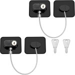 Norcks - 2pcs serrure de porte du réfrigérateur, serrure à sécurité de frigo pour enfants, verrouillage ... Norcks - 2pcs serrure de porte du réfrigérateur, serrure à sécurité de frigo pour enfants, verrouillage ...
