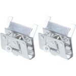 2pcs store 38mm rail bas en m�tal poulie de verrouillage, store cordon de serrage de serrure fixe cordon ...