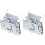 2pcs store 38mm rail bas en mtal poulie de verrouillage, store cordon de serrage de serrure fixe cordon ...