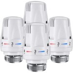 2pcs tete radiateur thermostatique m30 x 1, 5 valves thermostatiques pour radiateur, t�te de remplacement ...