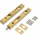 2pcs verrous de porte 6 inch - serrures de porte fran�aise de s�curit� dissimul�es en acier inoxydable ...