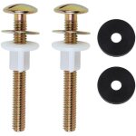 2pcs vis pour si�ge de toilette, universel vis de fixation du couvercle des toilettes, pi�ces de rechange ...