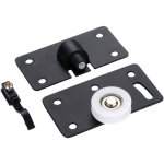 2pi�ces lot de galets de porte coulissante roues de guidage pour armoire garde - robe avec rail de support ...