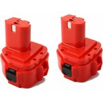 2x 12v 4. 8ah ni - mh batterie pour makita pa12 1220 1222 1233 1200 1234 1235 1235b 1235f 1235a 192696 ...
