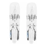 2x ampoule 12v 1, 2w t5 w2x4, 6d transparent wedge voiture tracteur remorque moto