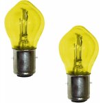Cyclingcolors - 2x ampoule 12v 35 / 35w ba20d jaune double filament moto tracteur universel clairage ...
