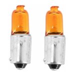 Cyclingcolors - 2x ampoule 12v 6w bax9s orange ergots dcals feu de position clignotant moto voiture ...