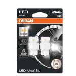 2x ampoules wy21w led orange ledriving sl 7504dyp - 02b wx3x16d 12v 1, 4w osram