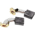 2x balais de charbon pour moteur 7 x 17 x 17mm compatible avec hitachi cc12y, g18se2, dh45sa, f1000a, ...