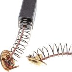 2x balai de charbon pour moteur �lectrique 6, 5 x 7, 5 x 12, 5mm compatible avec hitachi wr14vb, wr16sa ...