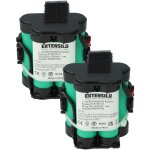 Extensilo - 2x batteries compatible avec flymo robotic lawn mower 2018 tondeuse 2500mah, 18v, li - ion ...