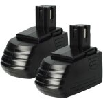 2x batterie compatible avec hilti sfl 12 / 15 flashlight, sid 121 - a, sf121 - a outil �lectrique (3000 ...