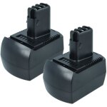 2x batterie compatible avec metabo bz 12 sp, ssp 12, bsz 12 impuls, bsz 12 premium, bs 12 sp, bsz 12 ...