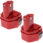 2x batteries remplacement pour makita 1235f, 192536 - 4, 1220, 1222, 1233, 1234, 1235, 1250 pour outil ...
