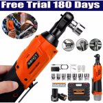 Dayplus - 2x batterie sans fil cl� � chocs cliquet �crou pistolet 3 / 8 pouces driver avec bo�tier