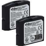 2x batterie compatible avec sennheiser eki 830, hdi 830, is 410, ri 410, ri 830 casque et �couteurs sans ...