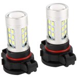 2x blanc 5202 h16 feux de brouillard ou feux diurnes pour ampoules led haute puissance