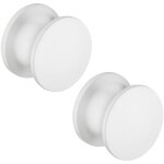 2x bouton poussoir serrures espagnolettes ou en applique pour paisseur 13 - 19mm verrou push - lock ...
