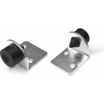 Cyclingcolors - 2x bute amortisseur de porte coulissante  visser en acier et caoutchouc noir fermeture ...