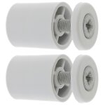 2x butée d'arrêt de lame finale de volet roulant ronde 25mm Ø22mm en pvc avec rondelle et vis store fenêtre ... 2x butée d'arrêt de lame finale de volet roulant ronde 25mm Ø22mm en pvc avec rondelle et vis store fenêtre ...