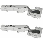 Cyclingcolors - 2x charnire metalla 310 sm 110 pose en applique avec amortisseur sans embase, perage ...