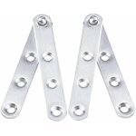 Cyclingcolors - 2x charnière pivotante de porte avec languette pour pose invisible ouverture 180° longueur ... Cyclingcolors - 2x charnière pivotante de porte avec languette pour pose invisible ouverture 180° longueur ...