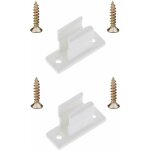 2x clip bloqueur de manivelle volet roulant blanc support guide manette plastique 13mm universel fentre ...