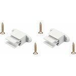 2x clip bloqueur de manivelle volet roulant rglable blanc support guide manette plastique 14mm universel ...